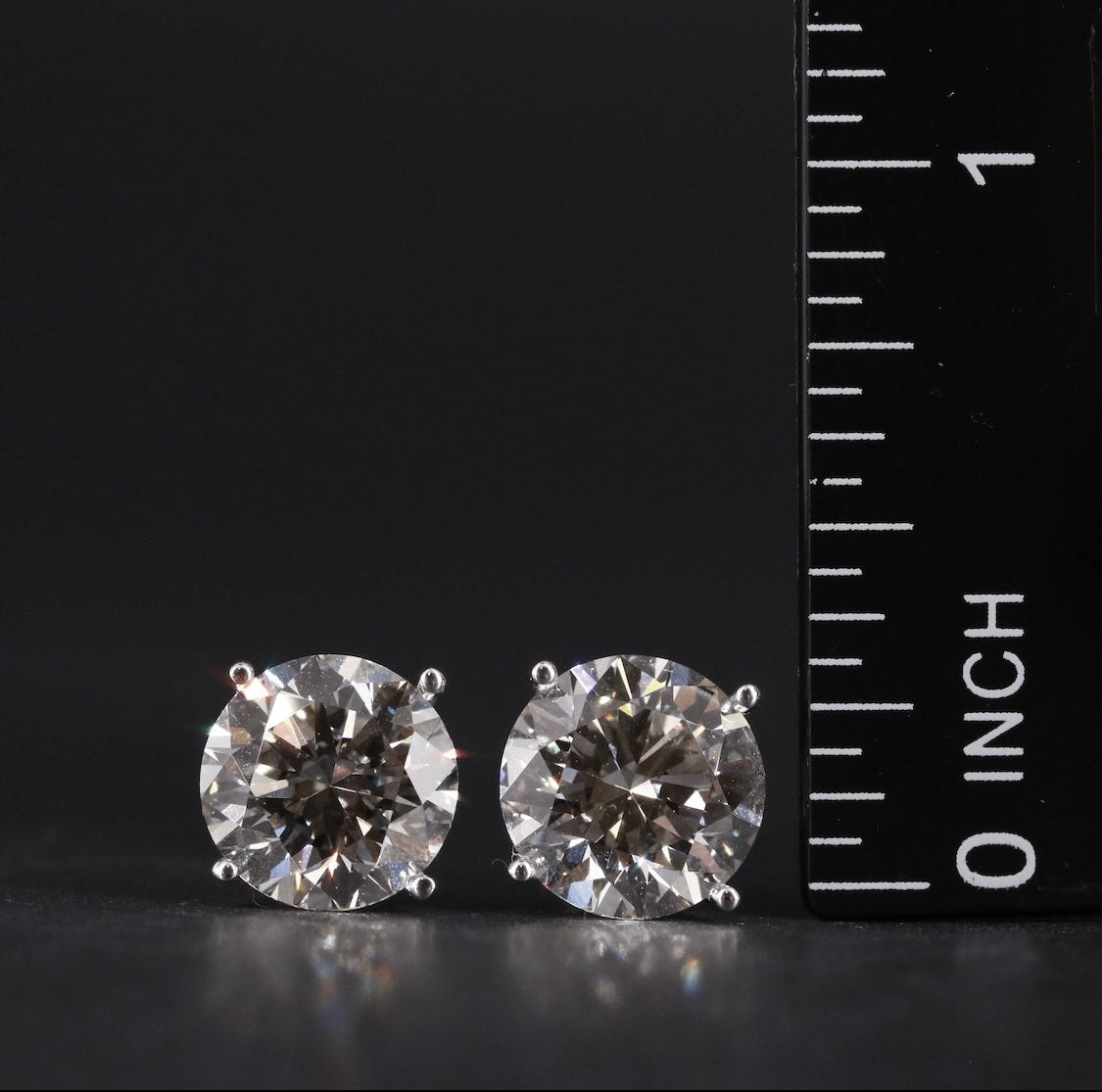 14K 6.53 CTW Lab Grown Diamond Stud Earrings