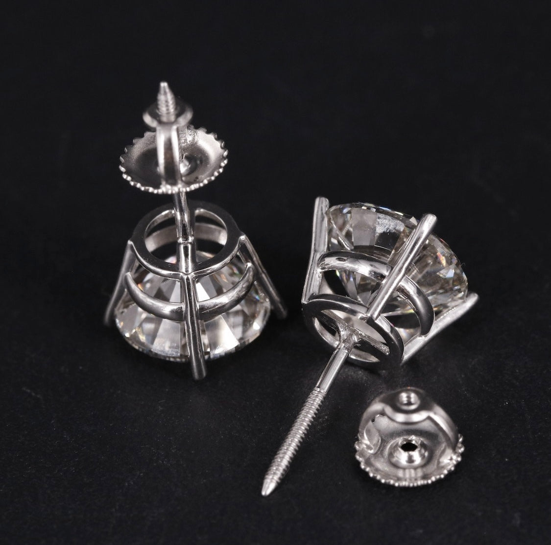 14K 6.53 CTW Lab Grown Diamond Stud Earrings