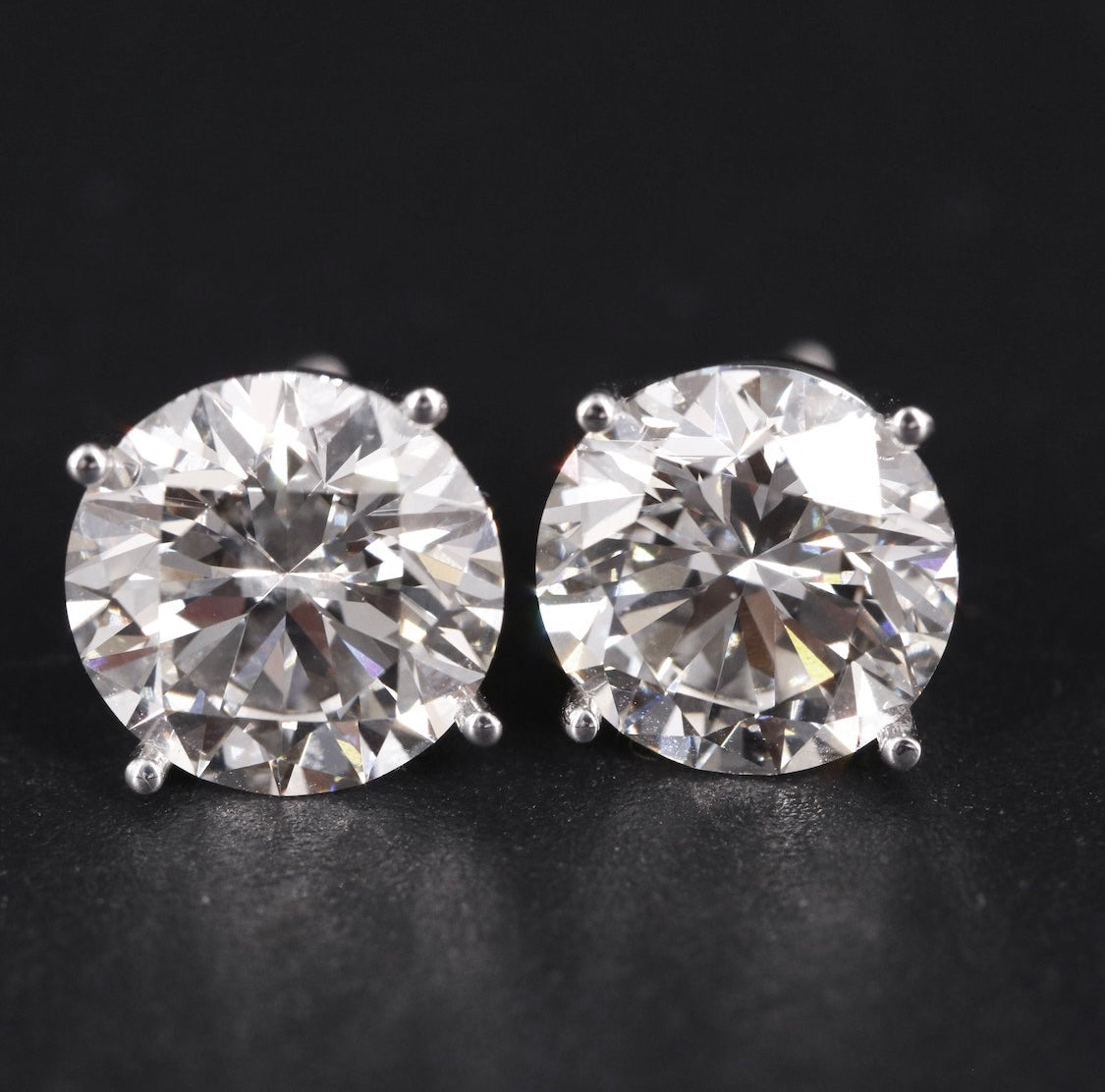 14K 6.53 CTW Lab Grown Diamond Stud Earrings