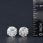 14K 4.50 CTW Lab Grown Diamond Stud Earrings w/Appraisal