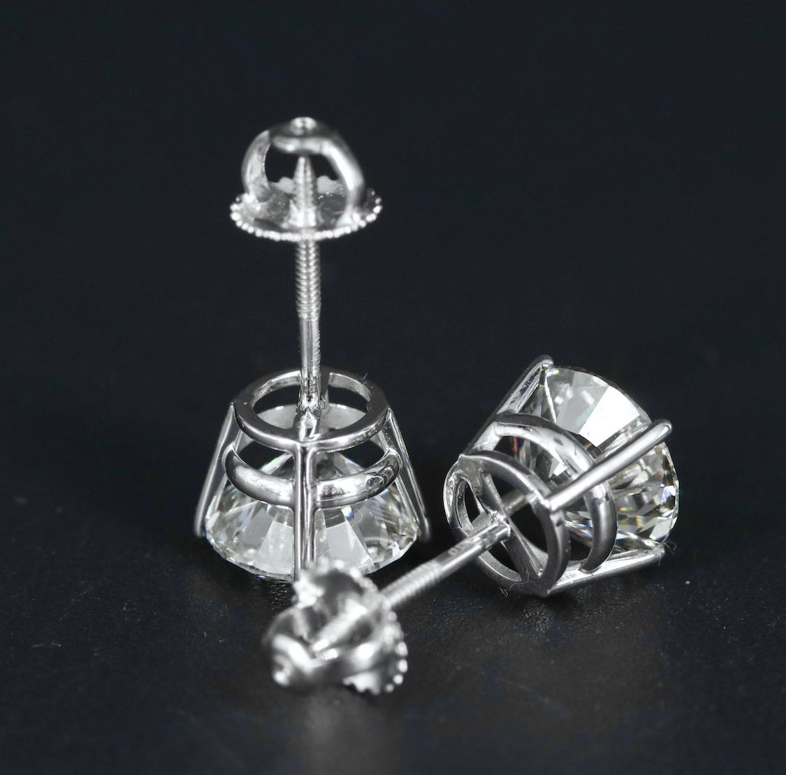 14K 5.03 CTW Lab Grown Diamond Stud Earrings