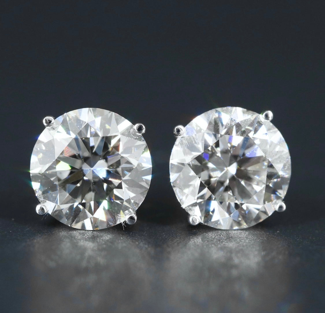 14K 5.03 CTW Lab Grown Diamond Stud Earrings