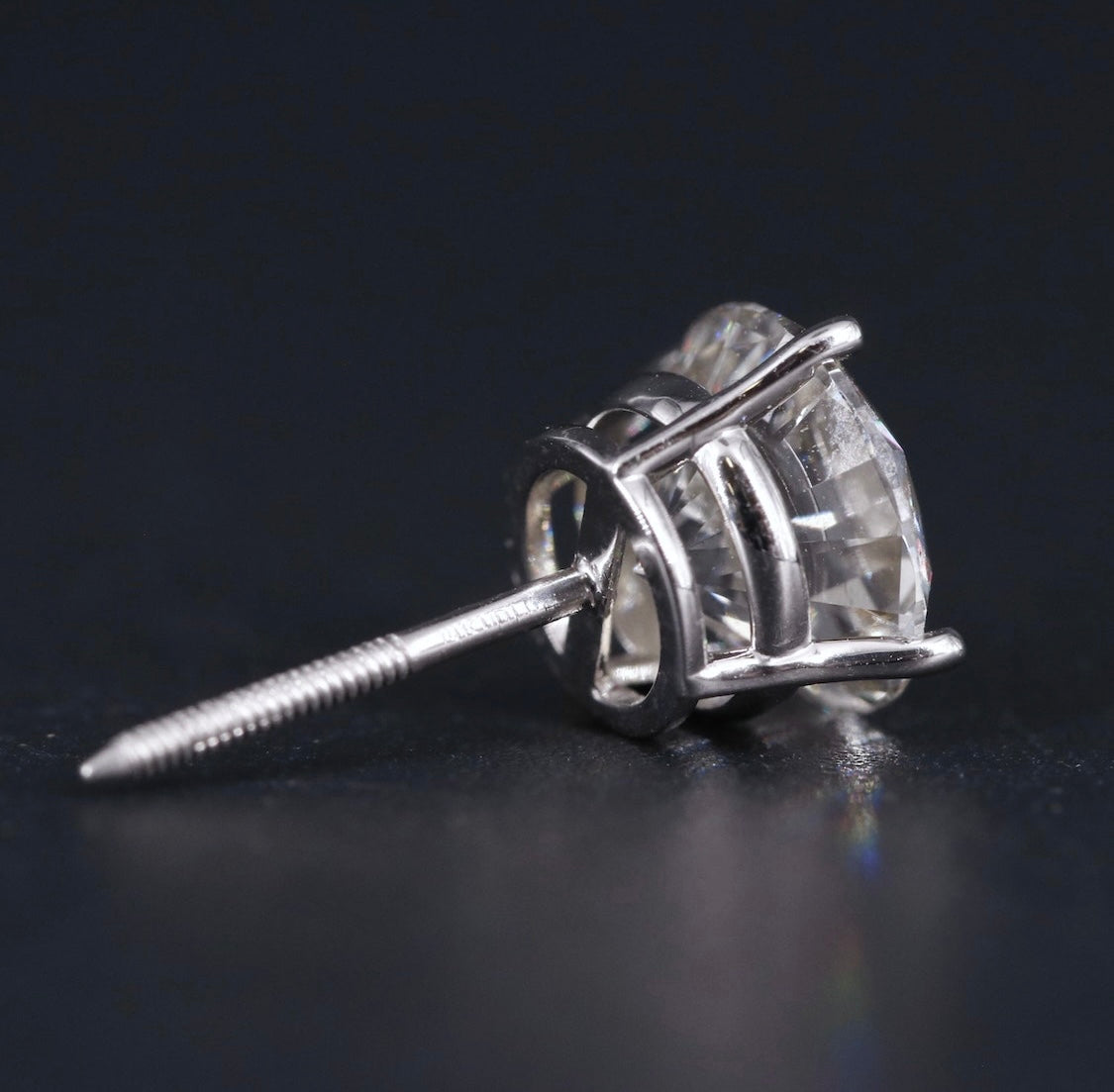 14K 4.05 CTW Lab Grown Diamond Stud Earrings