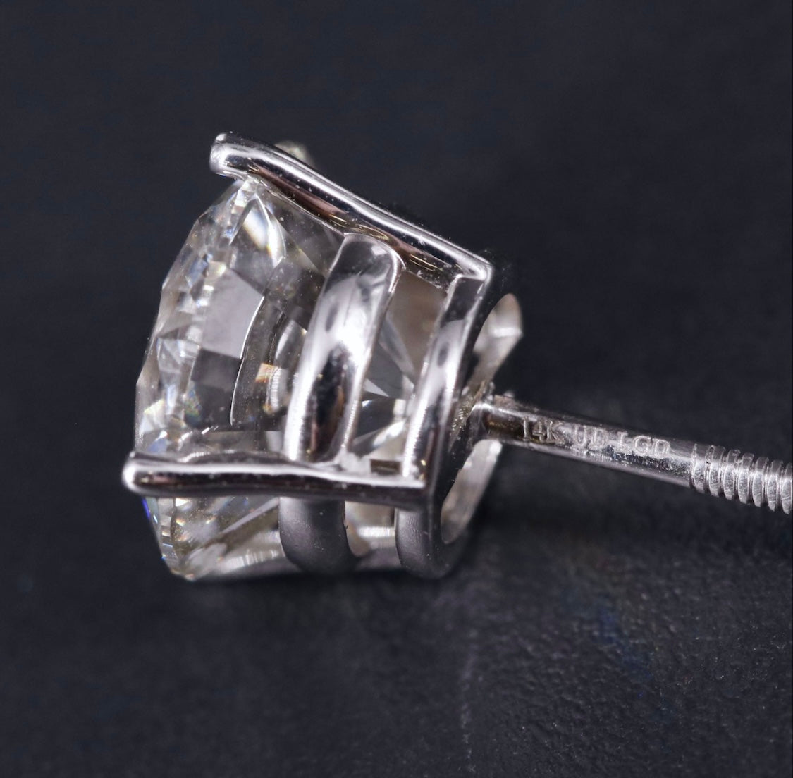 14K 4.05 CTW Lab Grown Diamond Stud Earrings