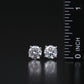 14K 2.77 CTW Lab Grown Diamond Stud Earrings