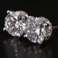 14K 2.77 CTW Lab Grown Diamond Stud Earrings