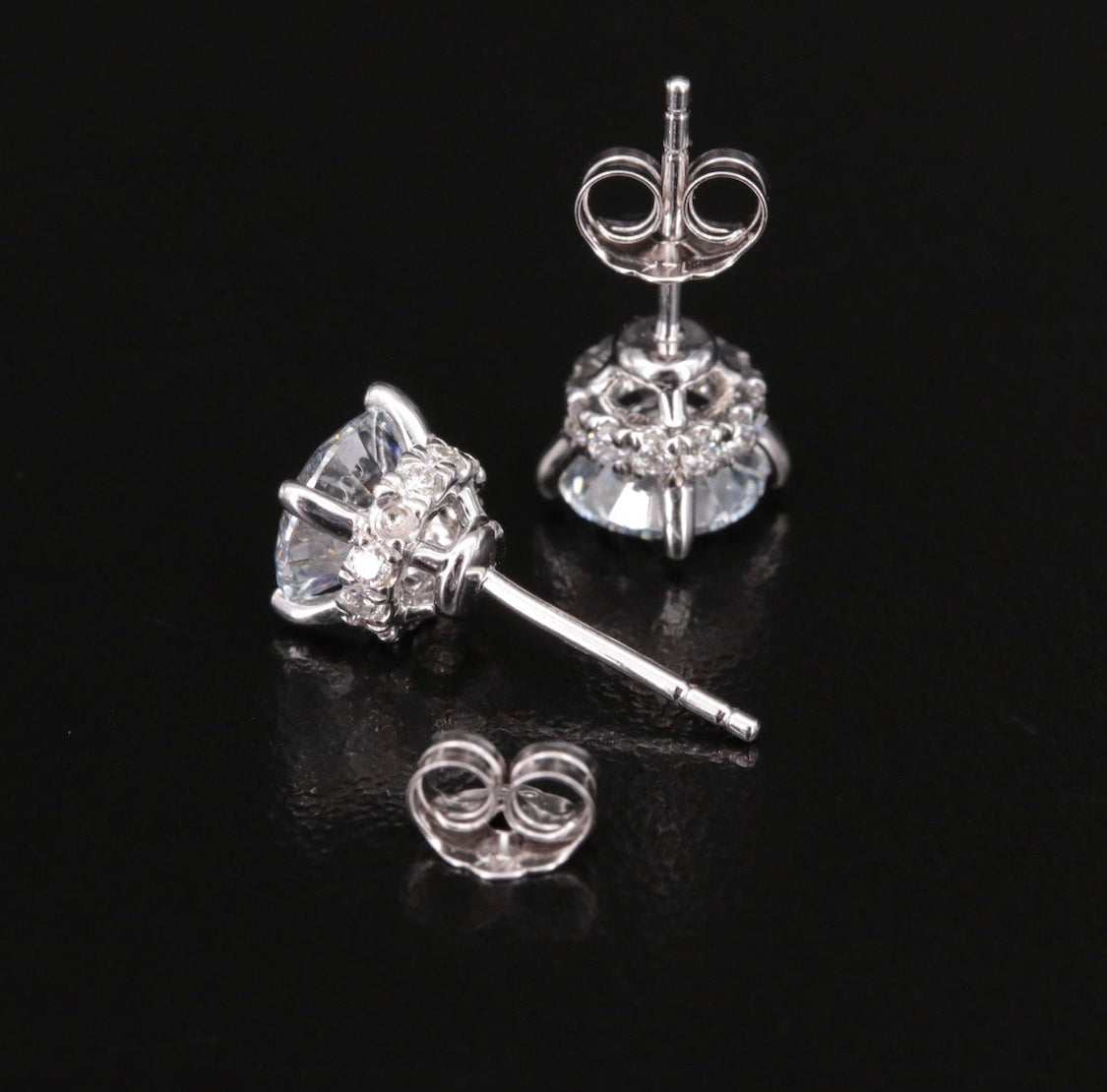 14K 2.77 CTW Lab Grown Diamond Stud Earrings