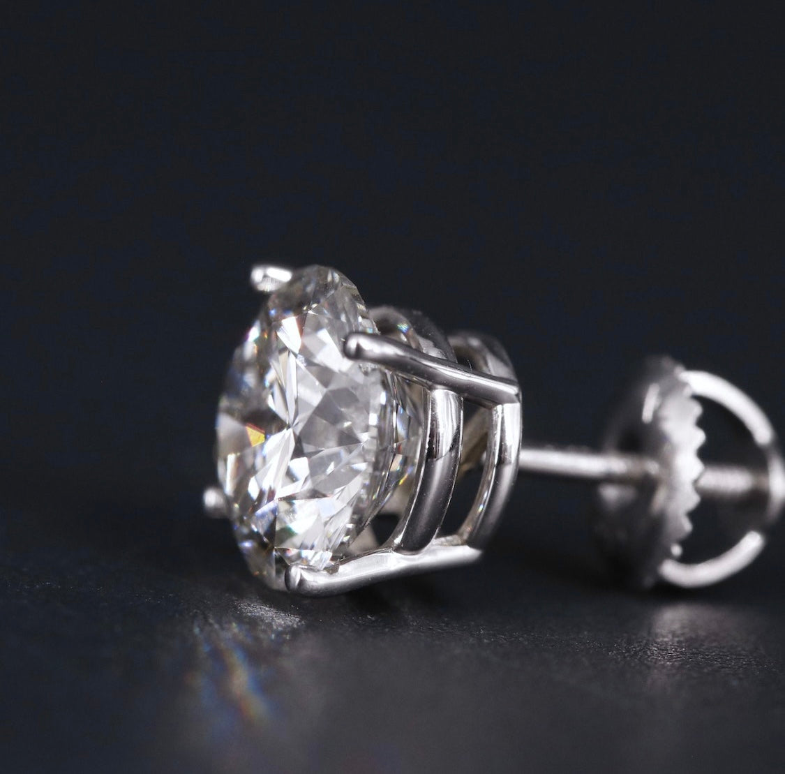 14K 4.40 CTW Lab Grown Diamond Stud Earrings