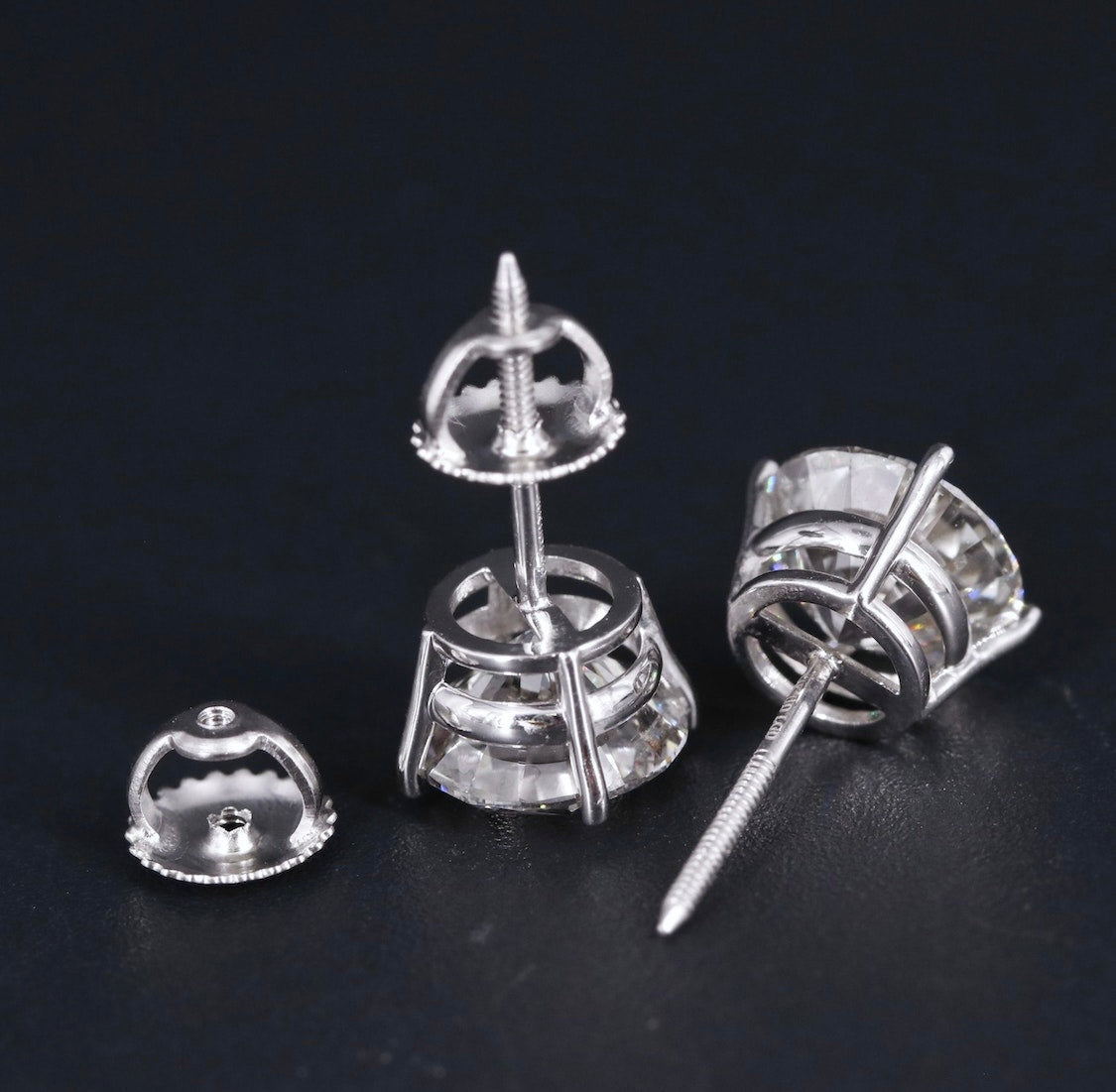 14K 4.40 CTW Lab Grown Diamond Stud Earrings