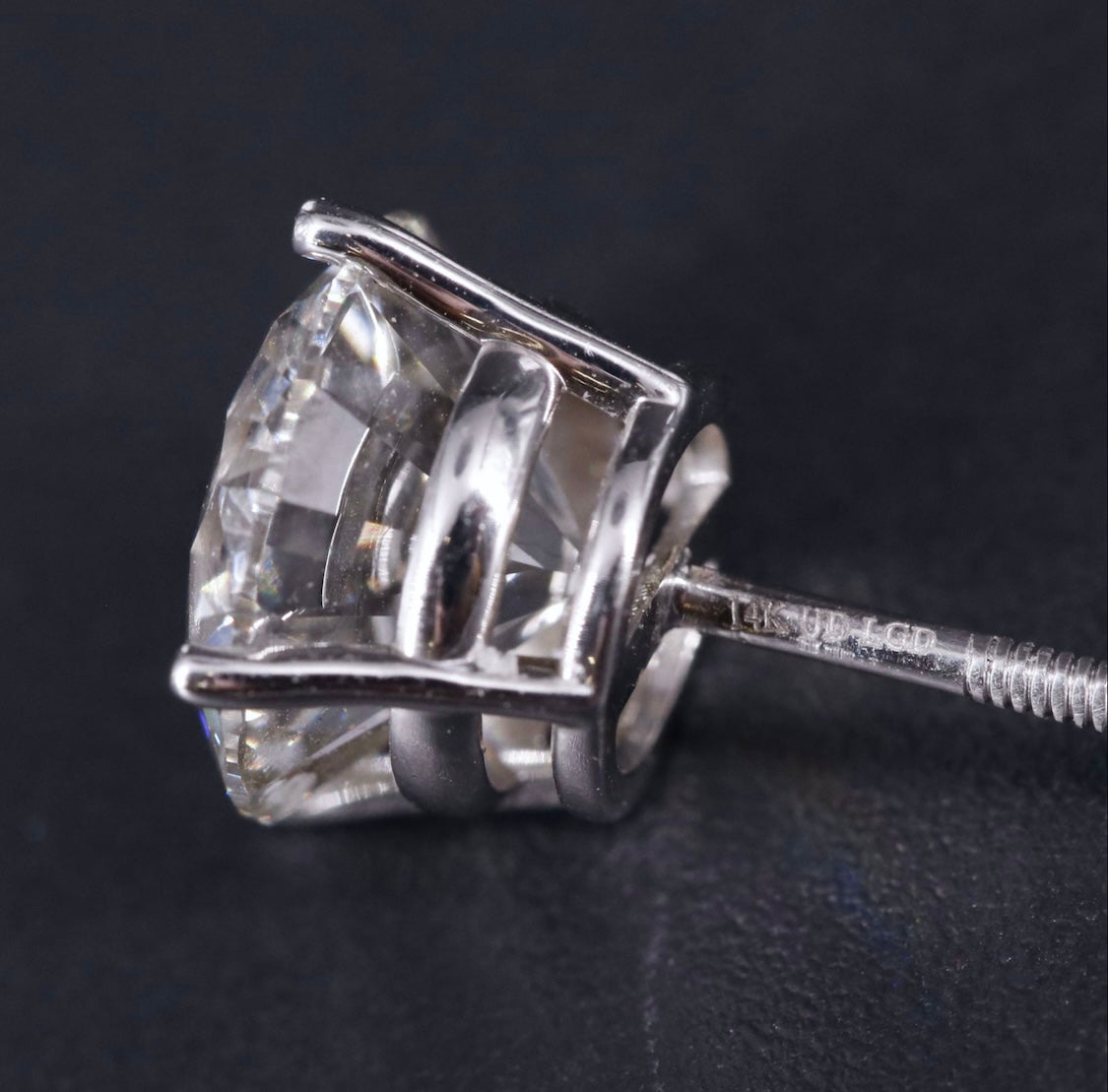 14K 4.40 CTW Lab Grown Diamond Stud Earrings