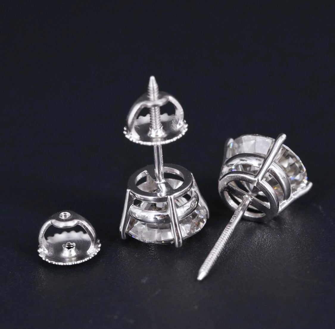 14K 4.29 CTW Lab Grown Diamond Stud Earrings