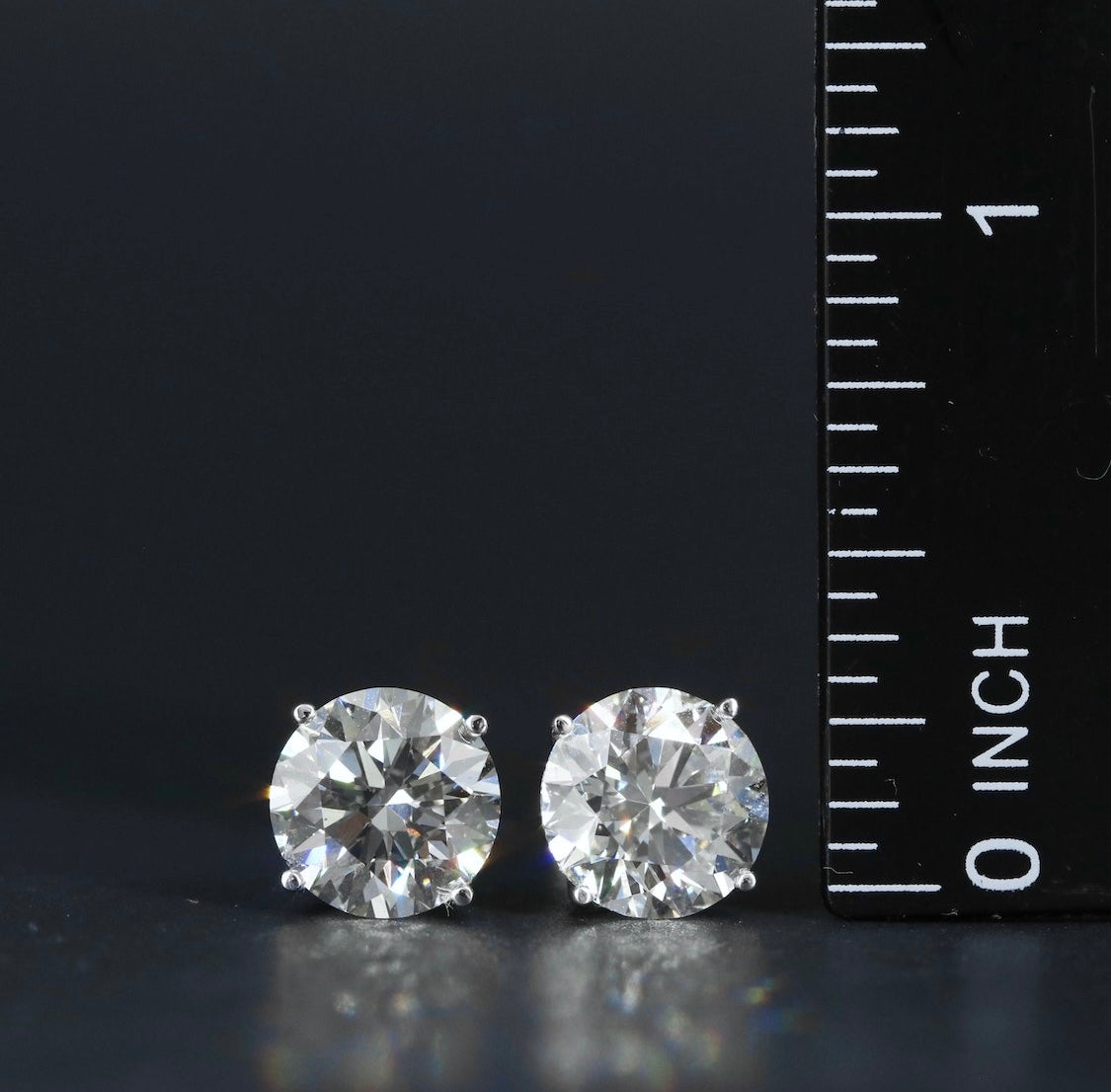 14K 5.30 CTW Lab Grown Diamond Stud Earrings