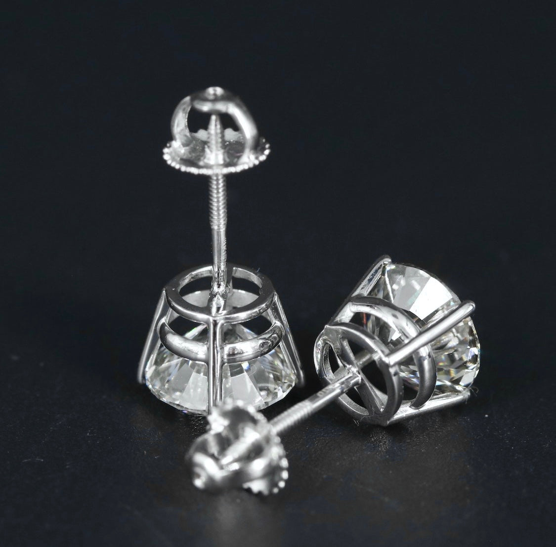 14K 5.30 CTW Lab Grown Diamond Stud Earrings