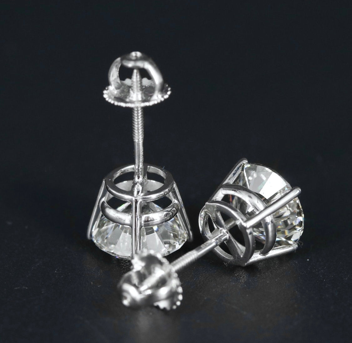14K 5.68 CTW Lab Grown Diamond Stud Earrings