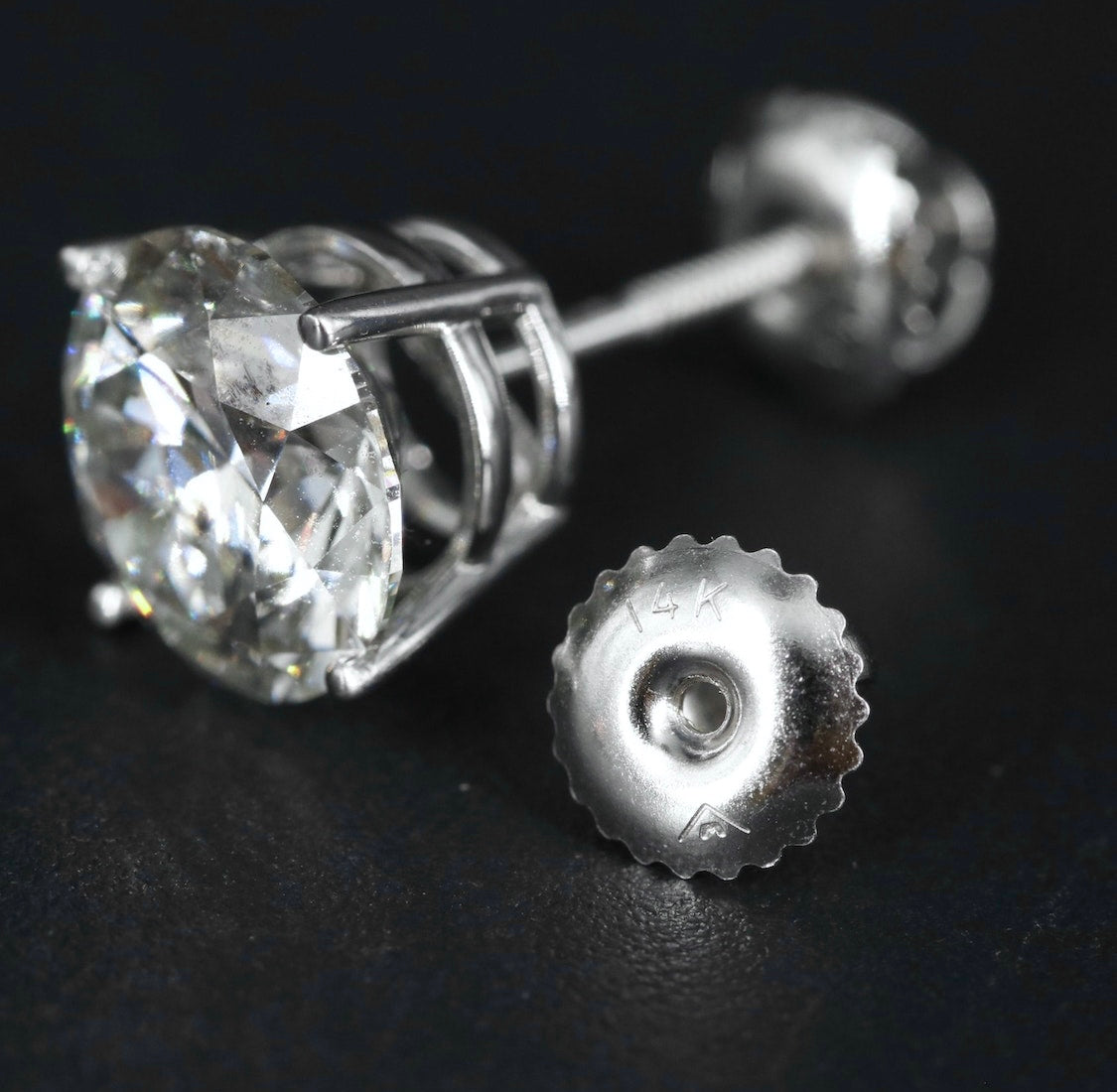 14K 5.68 CTW Lab Grown Diamond Stud Earrings