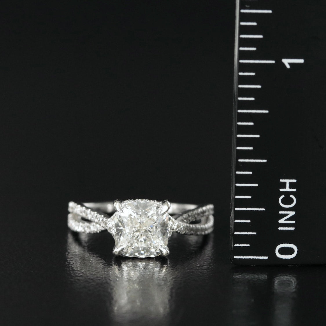 14K 2.45 CTW Lab Grown Diamond with IGI Report