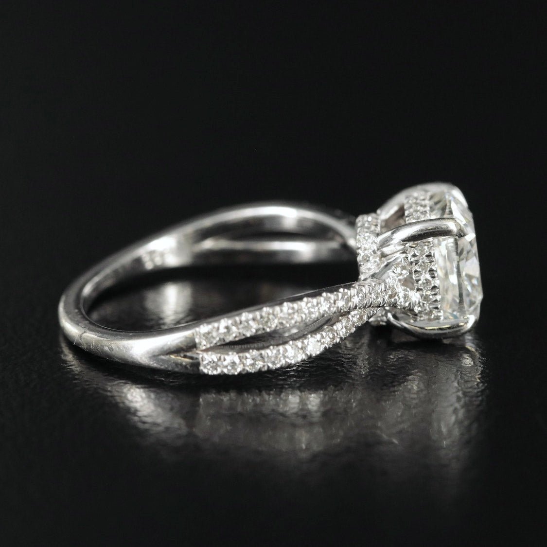 14K 2.45 CTW Lab Grown Diamond with IGI Report