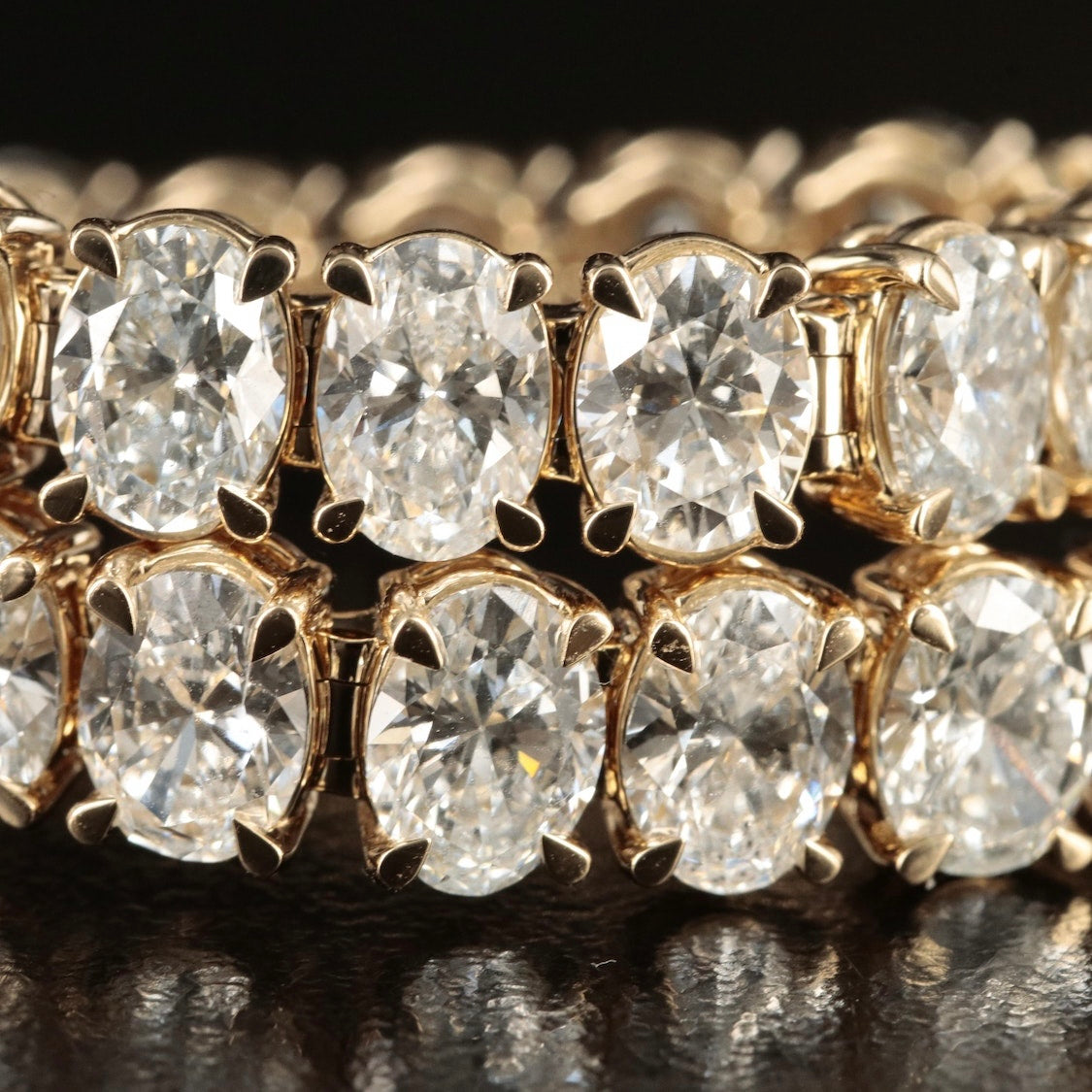 14K 18.00 CTW Lab Grown Diamond Bracelet