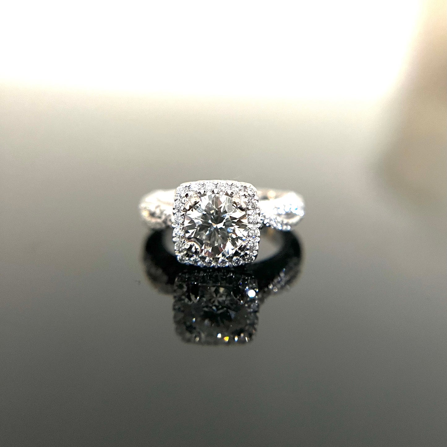 18k 1.65 CTW White Gold Verragio Diamond Ring
