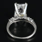 Platinum 4.75 CTW Lab Grown Diamond Ring
