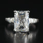 Platinum 4.75 CTW Lab Grown Diamond Ring