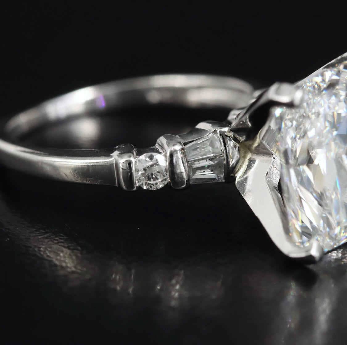 Platinum 4.75 CTW Lab Grown Diamond Ring